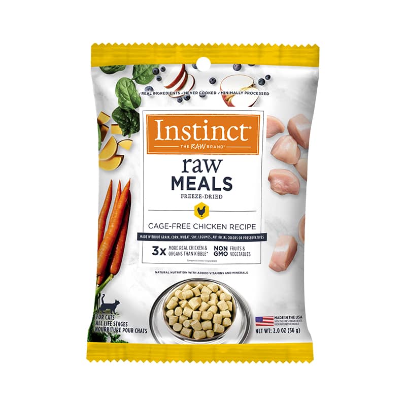 Raw Freeze-Dried Meals Cage-Free Chicken Recipe for Cats